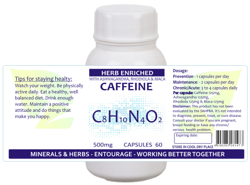 Caffeine - Herb Enriched